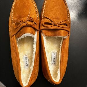 Women’s Brown Suede Loafers